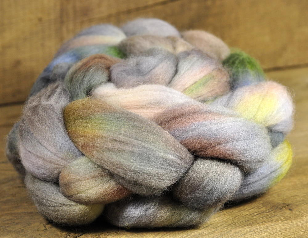 Polwarth Wool Top for Handspinning - 'Misty Mountains'