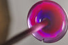 Lightweight Resin Drop Spindle - Purple Clouds
