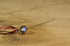 Spinner's Fetch Hook (Orifice hook) Red with pearl patches