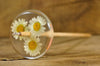 Plying Style Resin Drop Spindle - Daisies