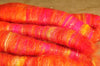 Carded Wool/Luxury Fibre Rolag Set - 'Fire'