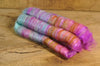Carded Wool/Luxury Fibre Rolag Set - 'Muddy Rainbow'