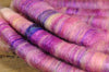 Carded Wool/Luxury Fibre Rolag Set - 'Subtle Purple Sparkle'