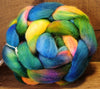 Hand Dyed Wool Top for Hand Spinning or Felting: Romney - 'Damselfly'