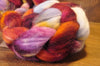 Hand Dyed Wool Top for Hand Spinning or Felting: Romney - 'Fritillary'