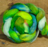 Hand Dyed Wool Top for Spinning or Felting: Romney - 'Spring Buds'