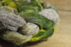 Hand Dyed Ryeland Wool Sliver - 'Celery'