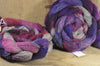 Hand Dyed Ryeland Wool Sliver - 'Damson'