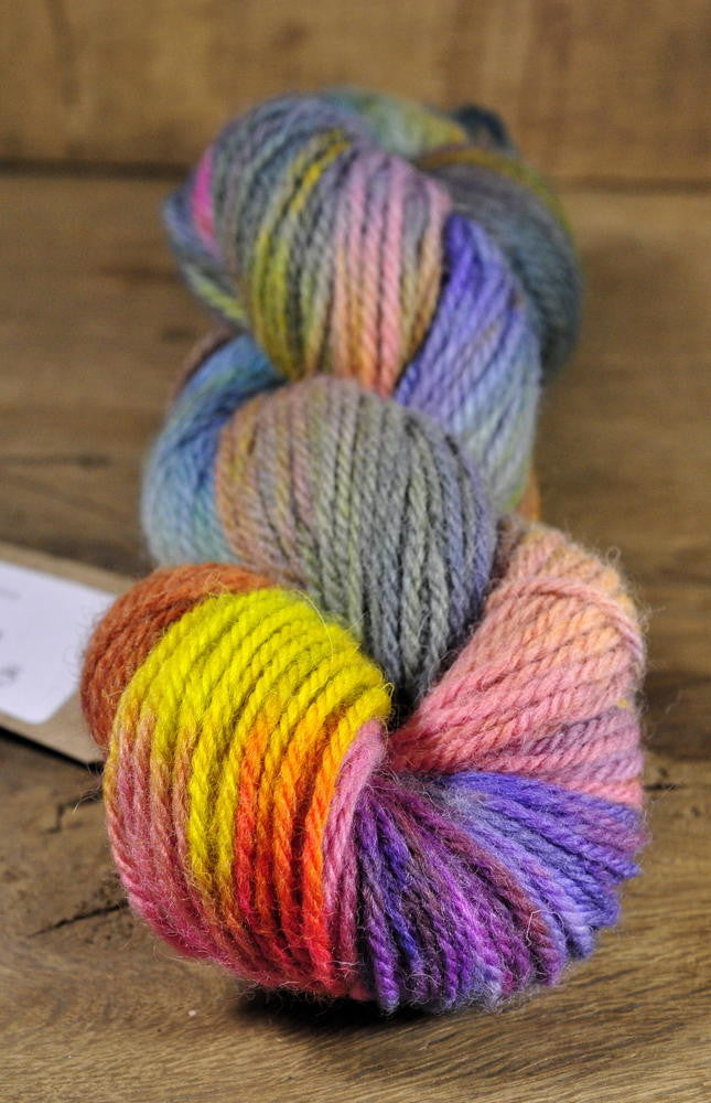Hand Dyed Shetland Wool Aran Yarn - 'Summer Memories'