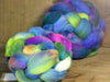 Hand Dyed Shetland Wool Top for Spinning or Felting - 'Delphinums'