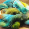 Hand Dyed Shetland Wool Top for Spinning or Felting - 'Mallard’