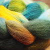 Hand Dyed Shetland Wool Top for Spinning or Felting - 'Mallard’