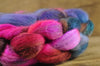 Hand Dyed Shetland Wool / Silk Top - 'Faded Chintz'