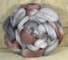 Hand Dyed Shetland Wool Top - "Tawny Owl Shades"