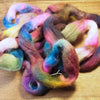 Hand Dyed Shetland Wool Top - 'Winter Berries'