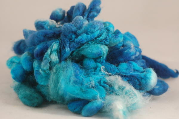 Dyed Silk Cocoons - "Azure"