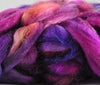 Dyed Tussah Silk Top - 'Purple Glow', 50g