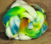Southdown Wool Top for Hand Spinning and Felting - 'Micro Greens'
