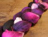 Southdown Wool Top for Hand Spinning and Felting - 'Purple Mood'