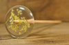 Resin Drop Spindle - Elderflower