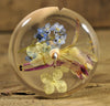 Resin Drop Spindle - Honeysuckle, Guelder Rose and Forget-me-not
