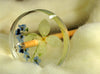 Botanical Top Whorl Resin Drop Spindle - White Hydrangea and Forget-Me-Not