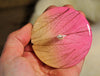 Handmade Drop Spindle - Pink/Cream Leaf Design (Large)