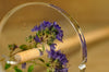 Resin Drop Spindle - Garden Thyme Flowers