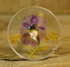 Resin Drop Spindle - Viola and Fennel