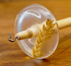 New Design Botanical Top Whorl Resin Drop Spindle - Wheat Ear