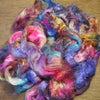 Dyed Tussah Silk Top - 'Butterflies', 50g