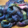 Dyed Tussah Silk Top - 'Peacock Feathers', 50g