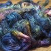 Dyed Tussah Silk Top - 'Peacock Feathers', 50g
