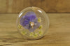 SECONDS Resin Drop Spindle - Viola and Cow Parsley