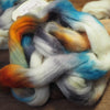 Hand Dyed Cheviot Wool Top for Spinning or Felting - 'Wild Coast'