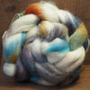 Hand Dyed Cheviot Wool Top for Spinning or Felting - 'Wild Coast'