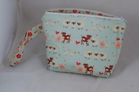 Knitter's Project Pouch - Farm Animals